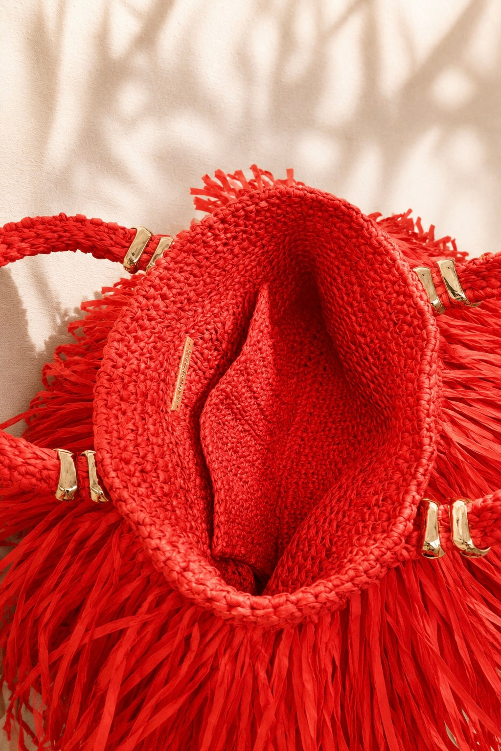 Rosso Kaia Raffia