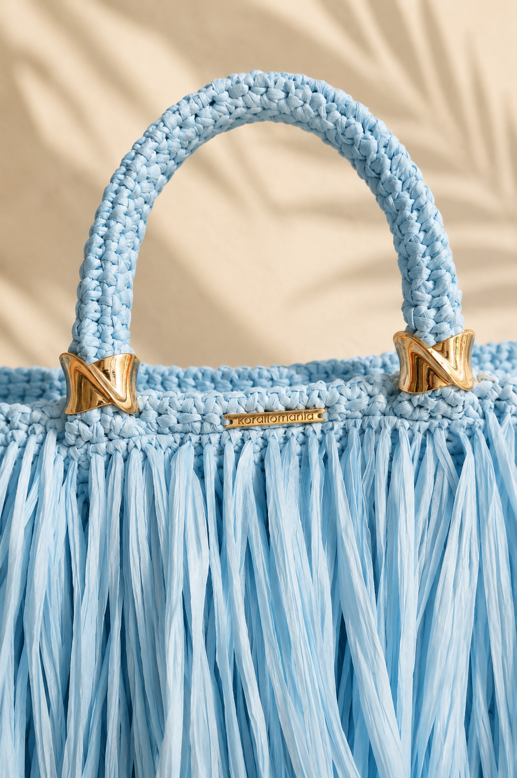 Azzurro Kaia Raffia