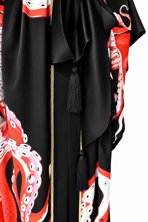 Black Polpette Kaftan Set