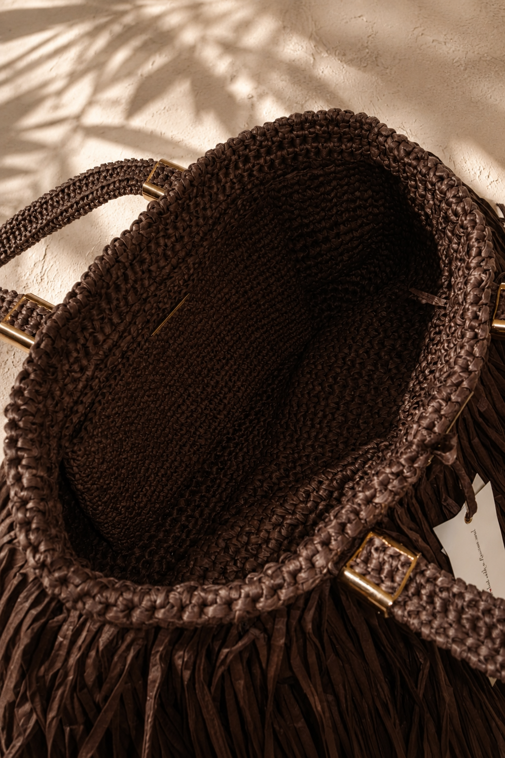Chocolate Kaia Raffia
