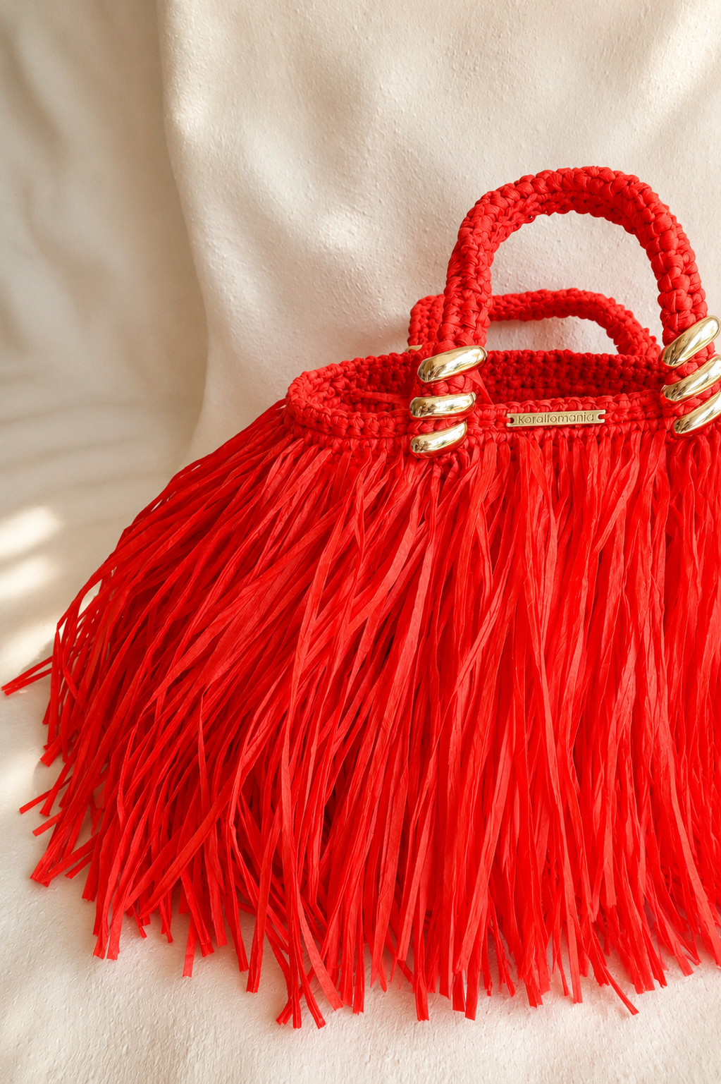 Rosso Kaia Raffia