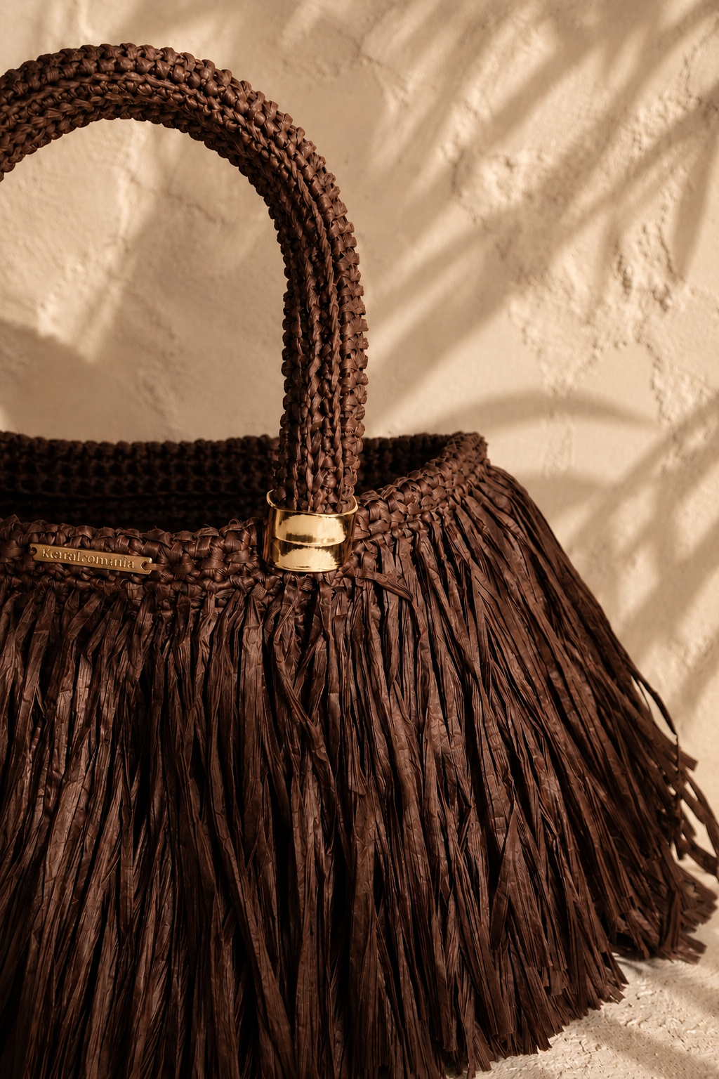 Chocolate Kaia Raffia