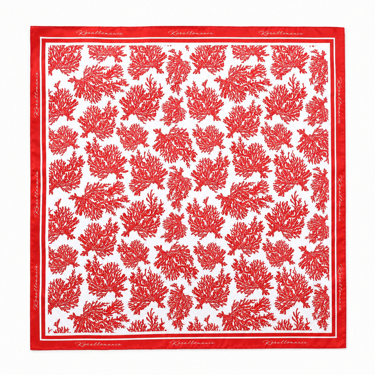 Cala Corallo Silk Scarf