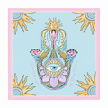Hamsa Silk Scarf