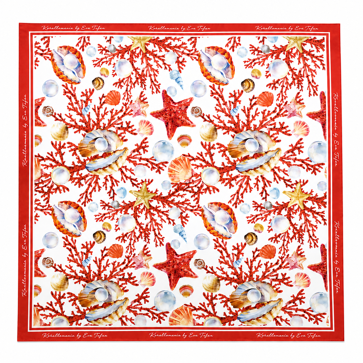 Corallina Silk Scarf