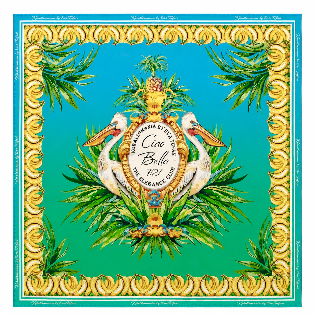 Pelican Silk Scarf