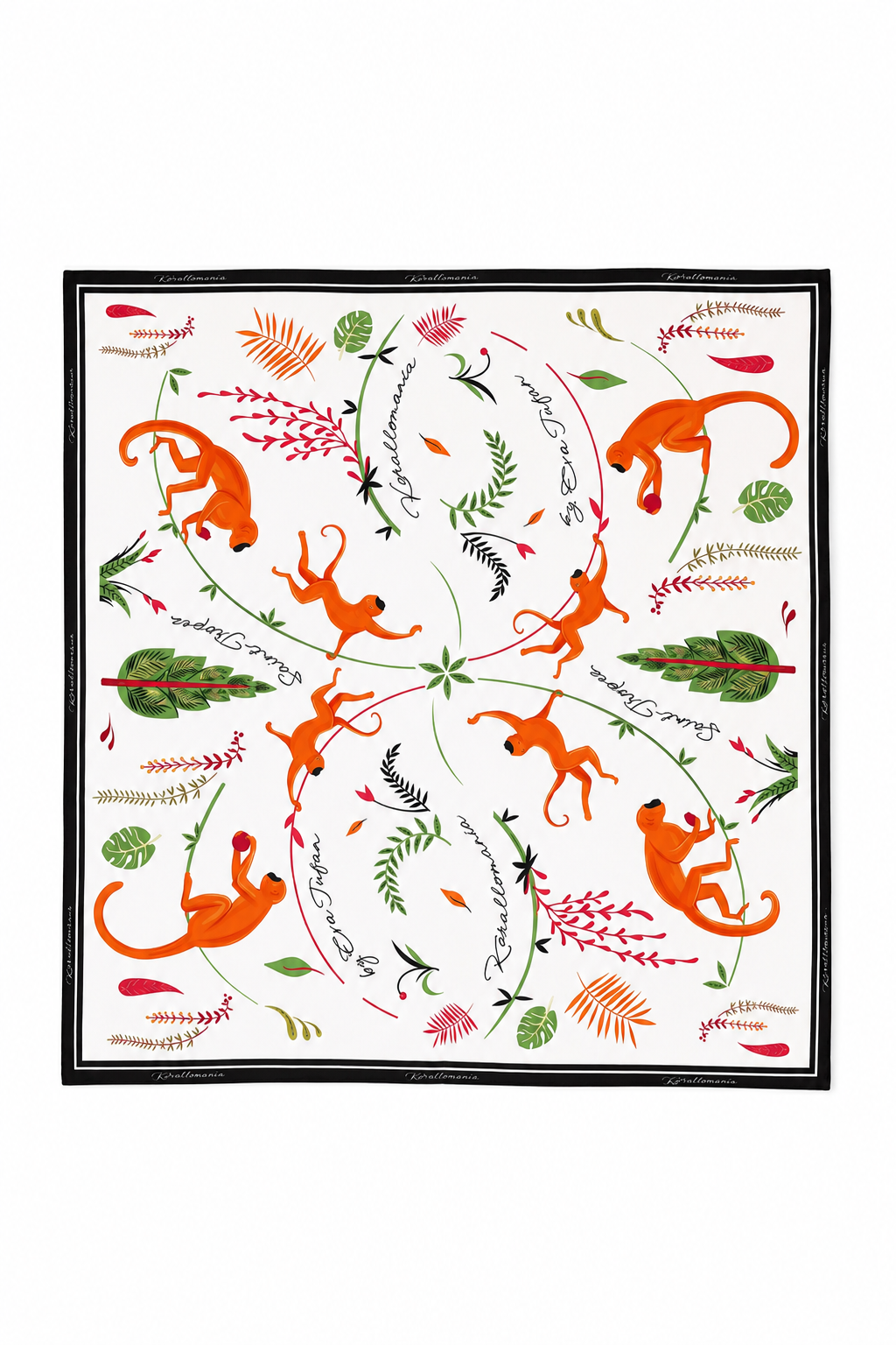 Monkey Silk Scarf